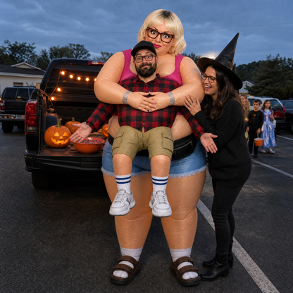 Wife Grab Inflatable Costume